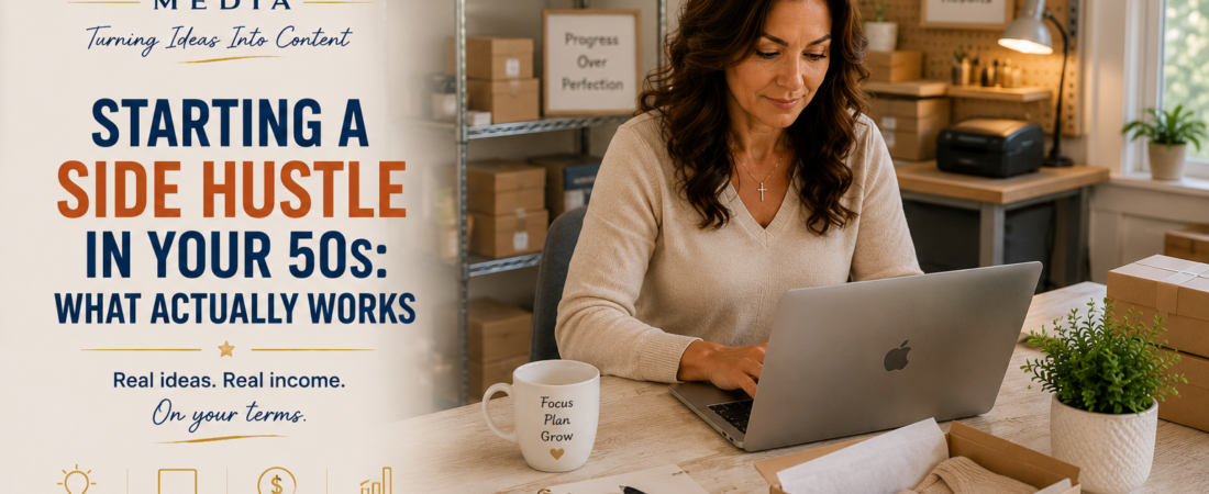 Starting A Side Hustle In Your 50s: What Actually Works