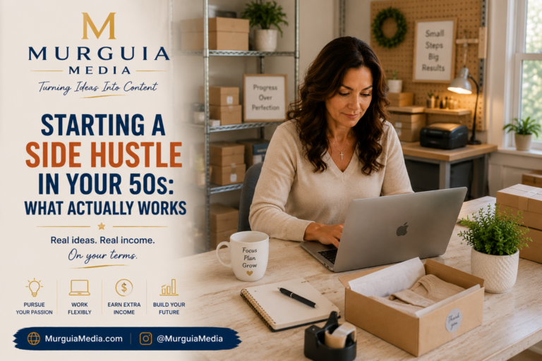 Starting A Side Hustle In Your 50s: What Actually Works