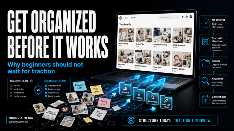 Get Organized Before You Have Proof, Not After